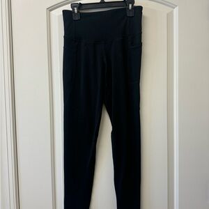 Target black leggings with left side pocket size small